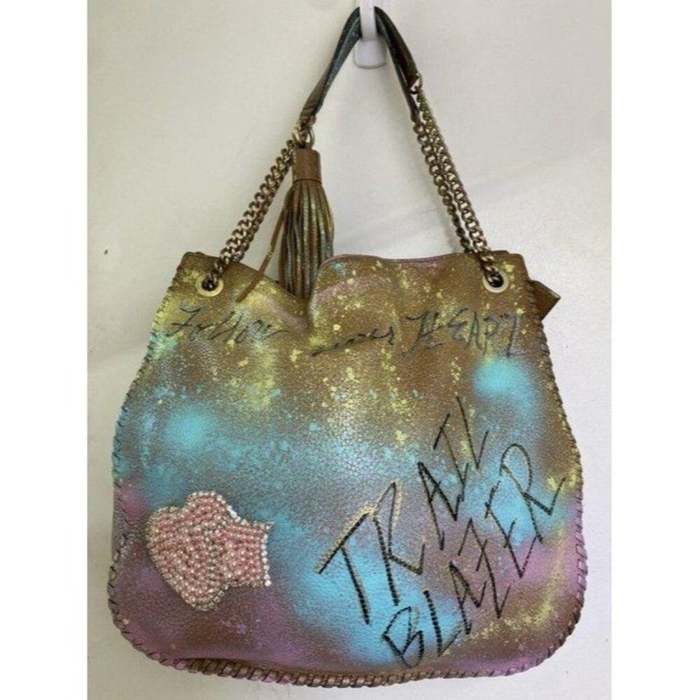 michael kors graffiti customized with multicolor s - Picture 2 of 12